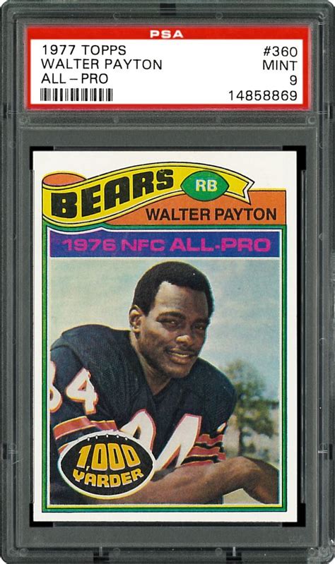 walter payton nfc all pro card|1977 walter payton all pro.